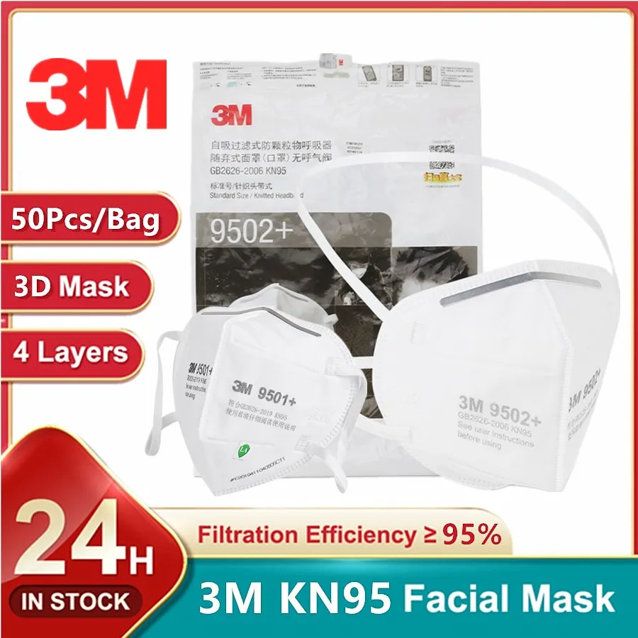 3M KN95 masker wajah 9501 +/95 - 3M Mask 9502+ ulasan dan harga